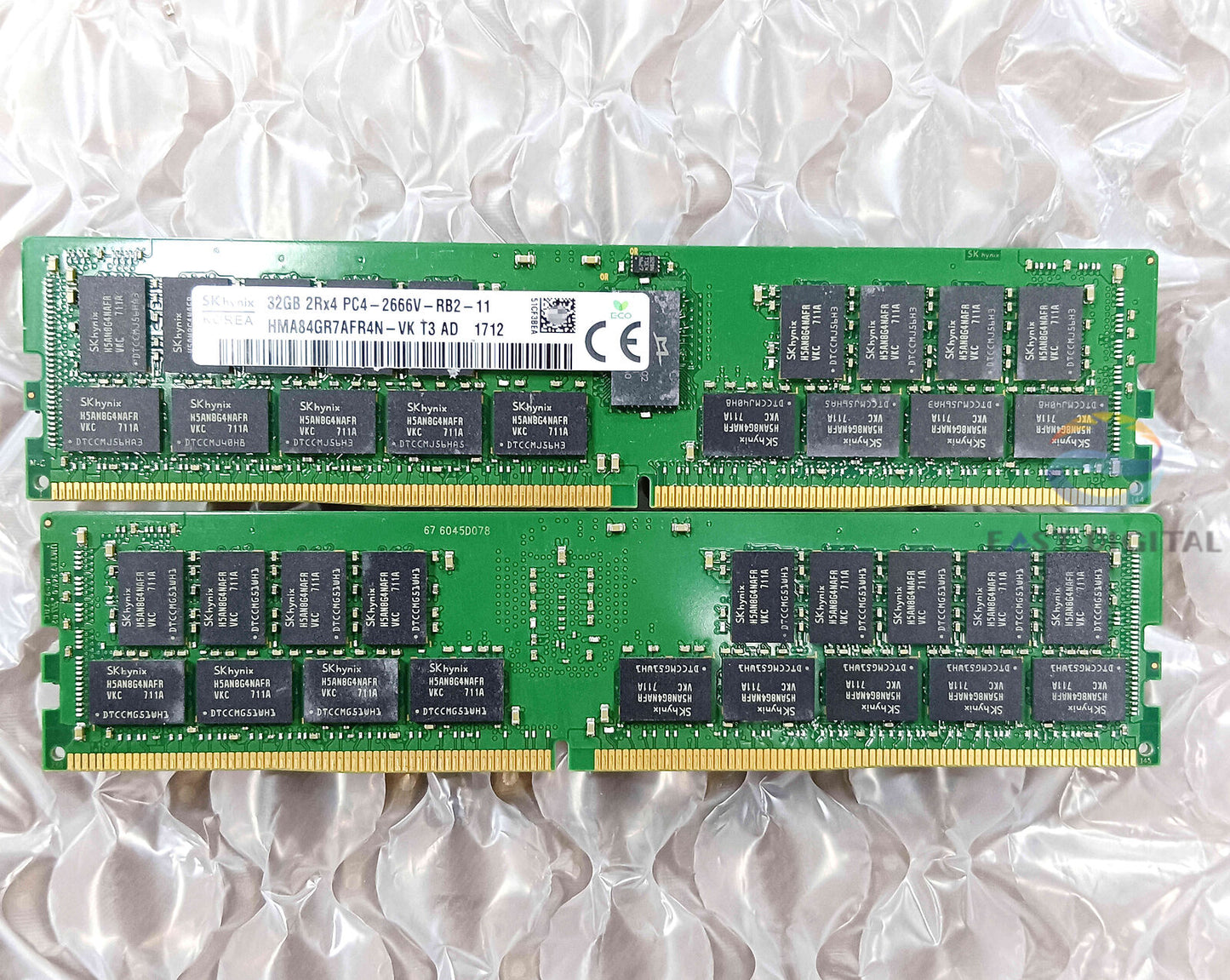 HMA84GR7AFR4N-VK Skhynix 32GB 2RX4 PC4-2666V DDR4 ECC Server Memory