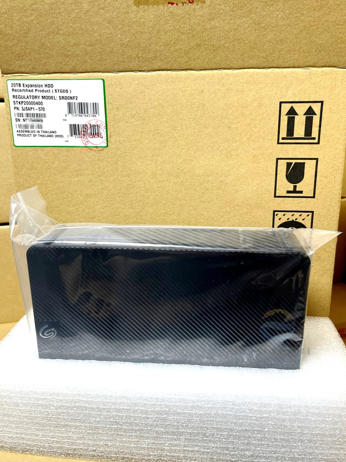 Seagate STKP20000400 20TB Expansion 3.5" USB 3.0 Desktop External Hard Drive