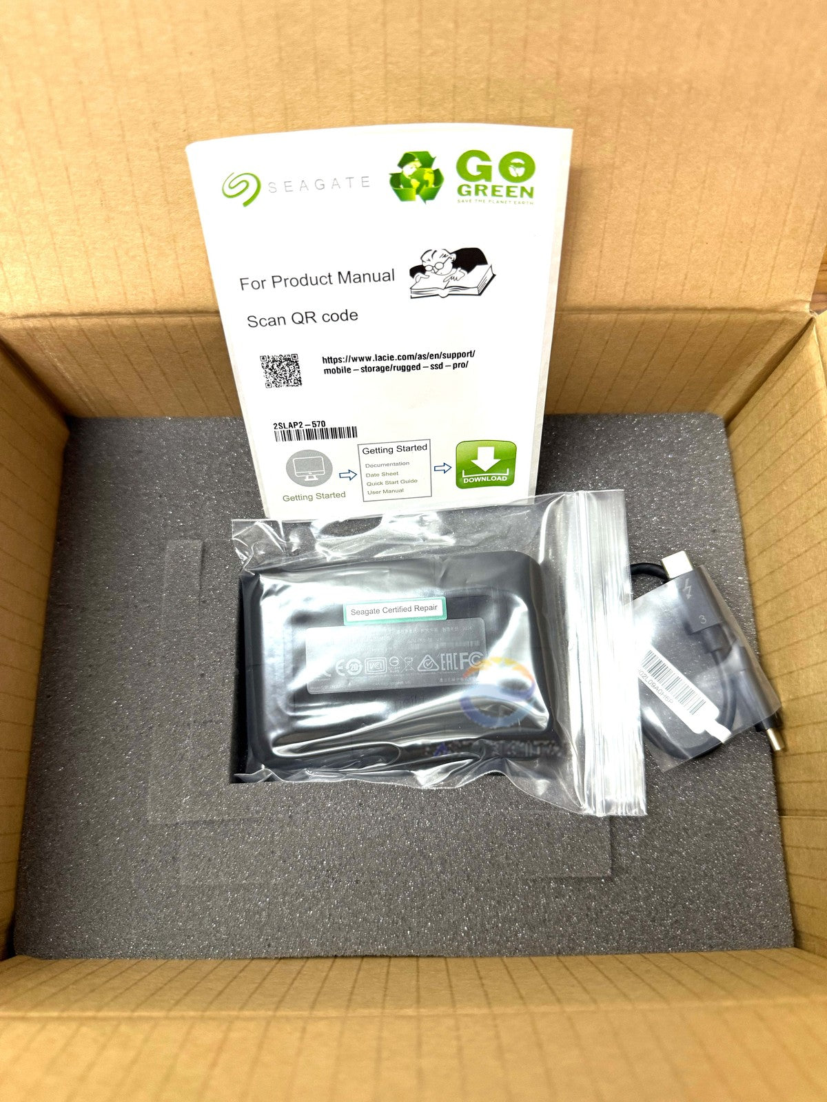 Seagate STHZ2000800 Rugged SSD Pro 2TB 2.5'' USB-C External Solid State Drive