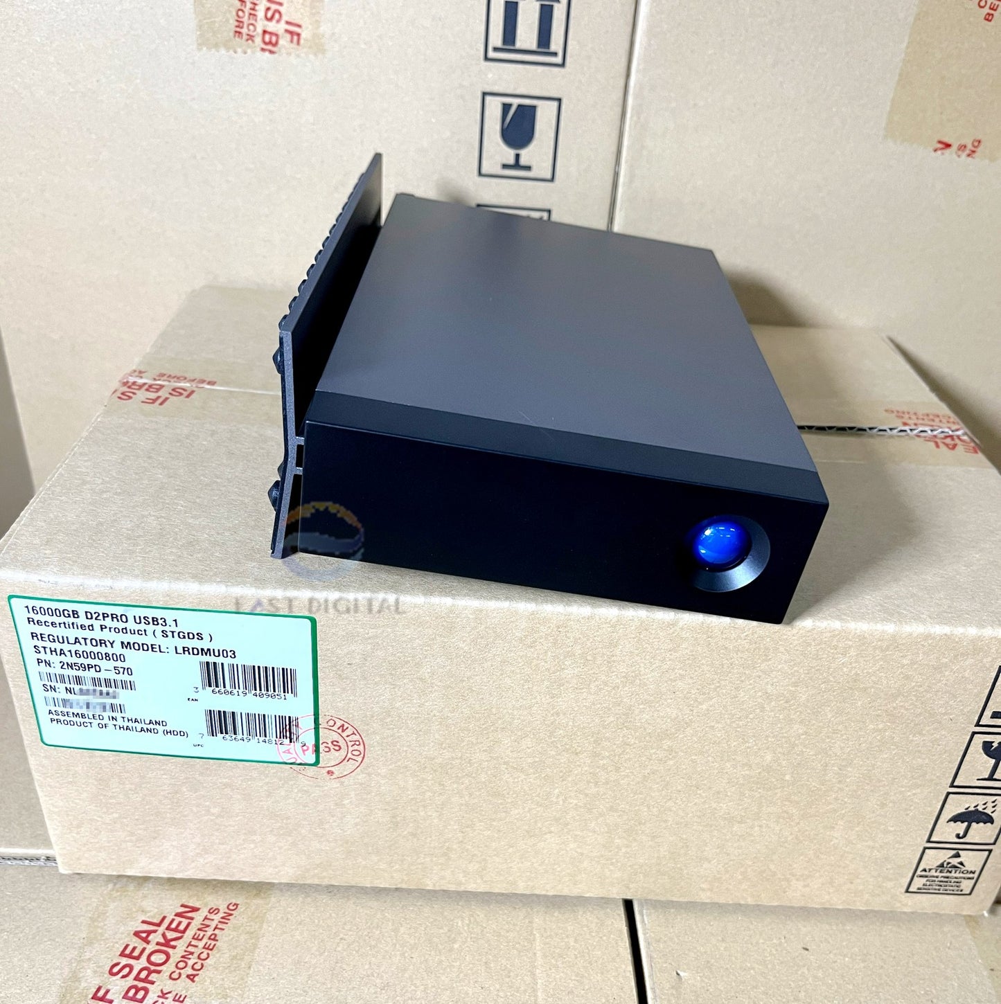 Seagate STHA16000800 16TB 3.5'' D2 Professional USB 3.1 Desktop External HDD