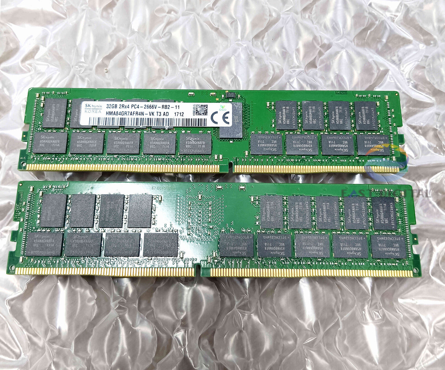 HMA84GR7AFR4N-VK Skhynix 32GB 2RX4 PC4-2666V DDR4 ECC Server Memory