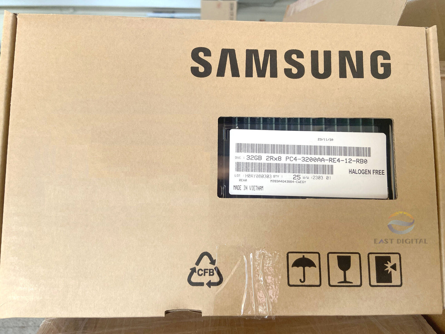 M393A4G43BB4-CWE Samsung 2Rx8 32GB PC4-3200AA DDR4 ECC Server Memory New