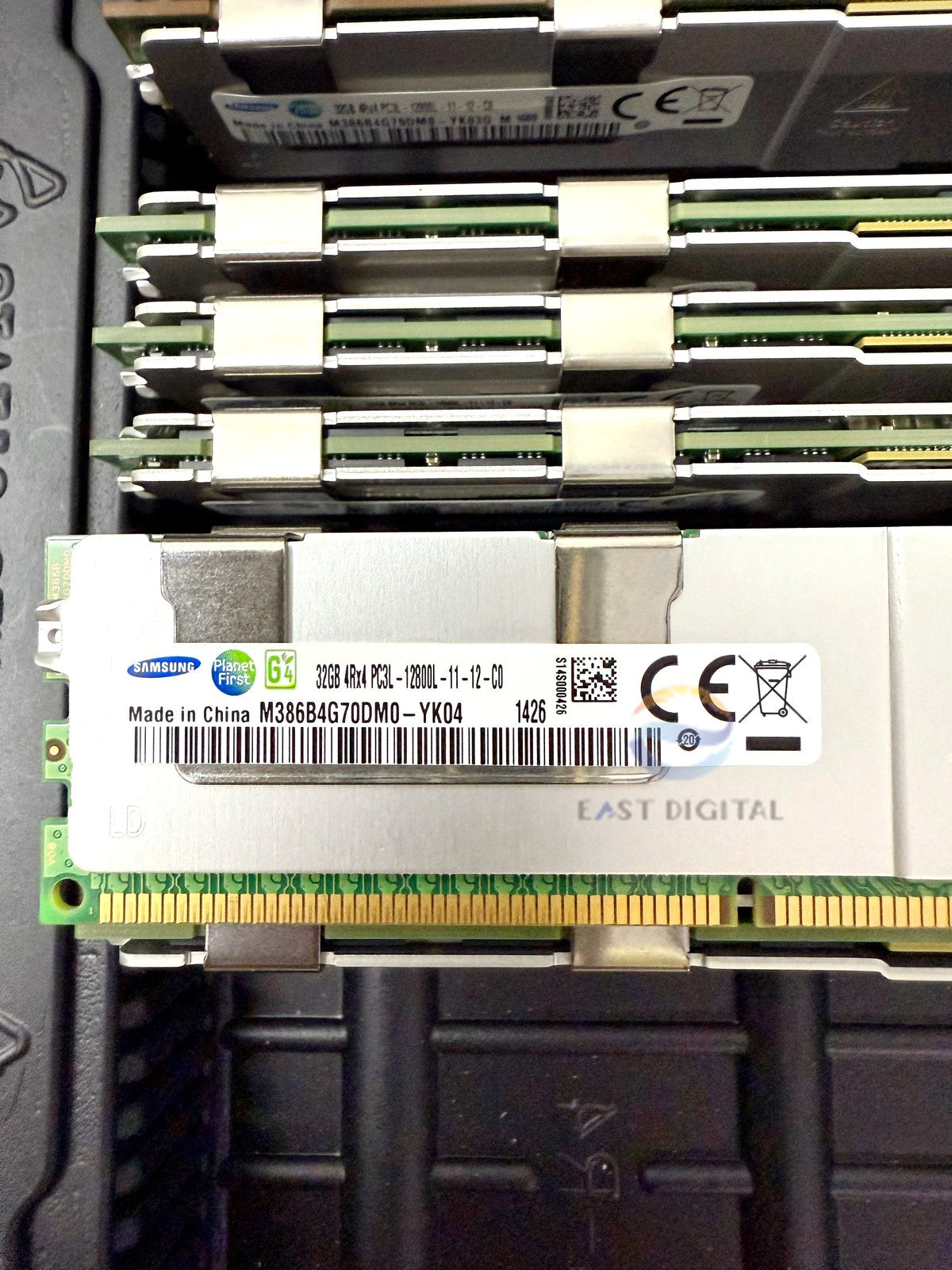 Samsung M386B4G70DM0-YK04 32GB 4Rx4 PC3L-12800L LRDIMM DDR3 ECC Server Memory