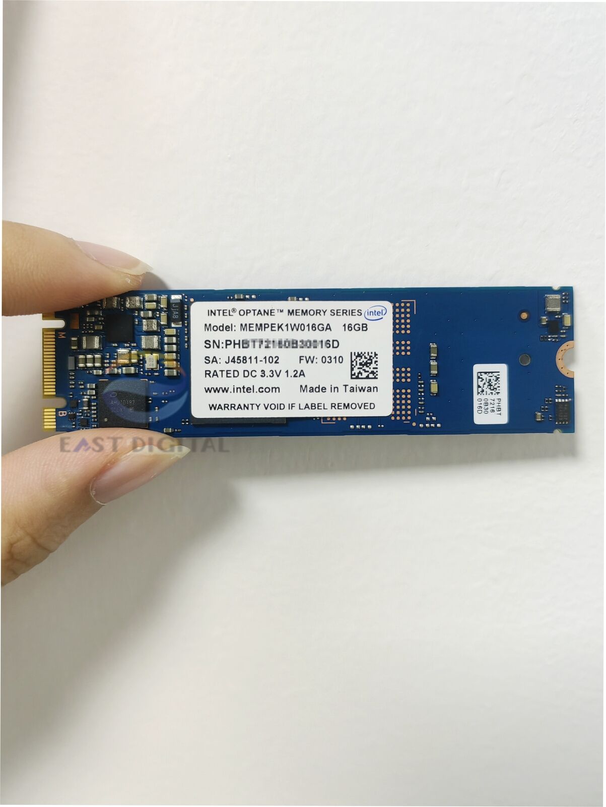 Intel MEMPEK1W016GA 16GB NVMe M.2 2280 PCIe 3.0 J45811-102 Optane SSD Memory New