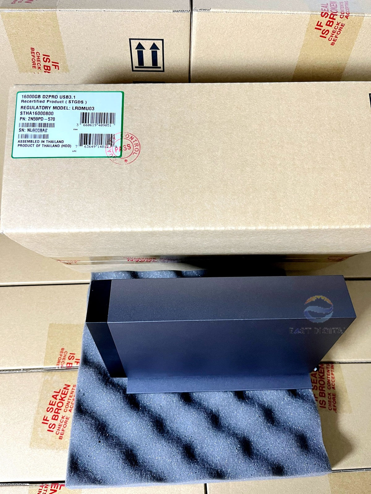 Seagate STHA16000800 16TB 3.5'' D2 Professional USB 3.1 Desktop External HDD