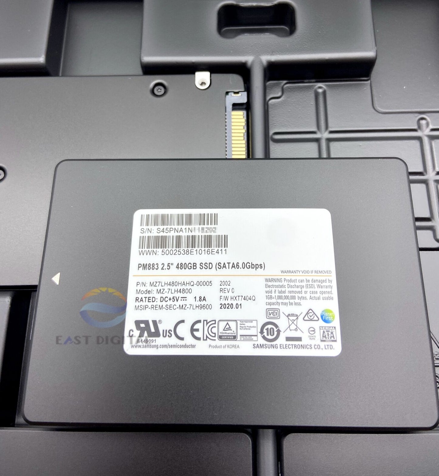 Samsung PM883 480GB SATA 6.0Gbps Enterprise SSD MZ-7LH4800 MZ7LH480HAHQ-00005