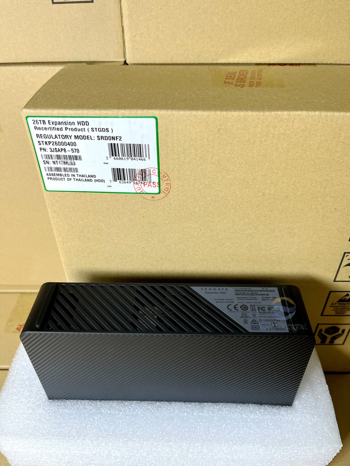 Seagate STKP26000400 26TB Expansion 3.5" USB 3.0 Desktop External Hard Drive