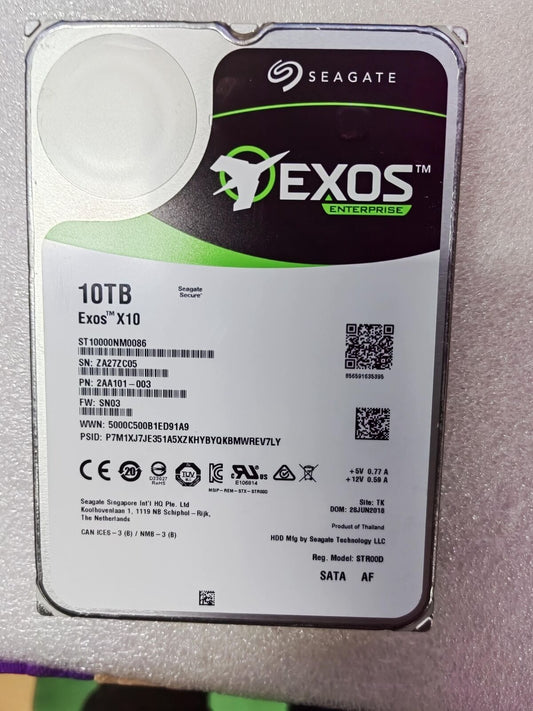 ST10000NM0086 SEAGATE Enterprise 10TB Exos X10 256MB SATA 3.5'' 6Gb/s Hard Drive