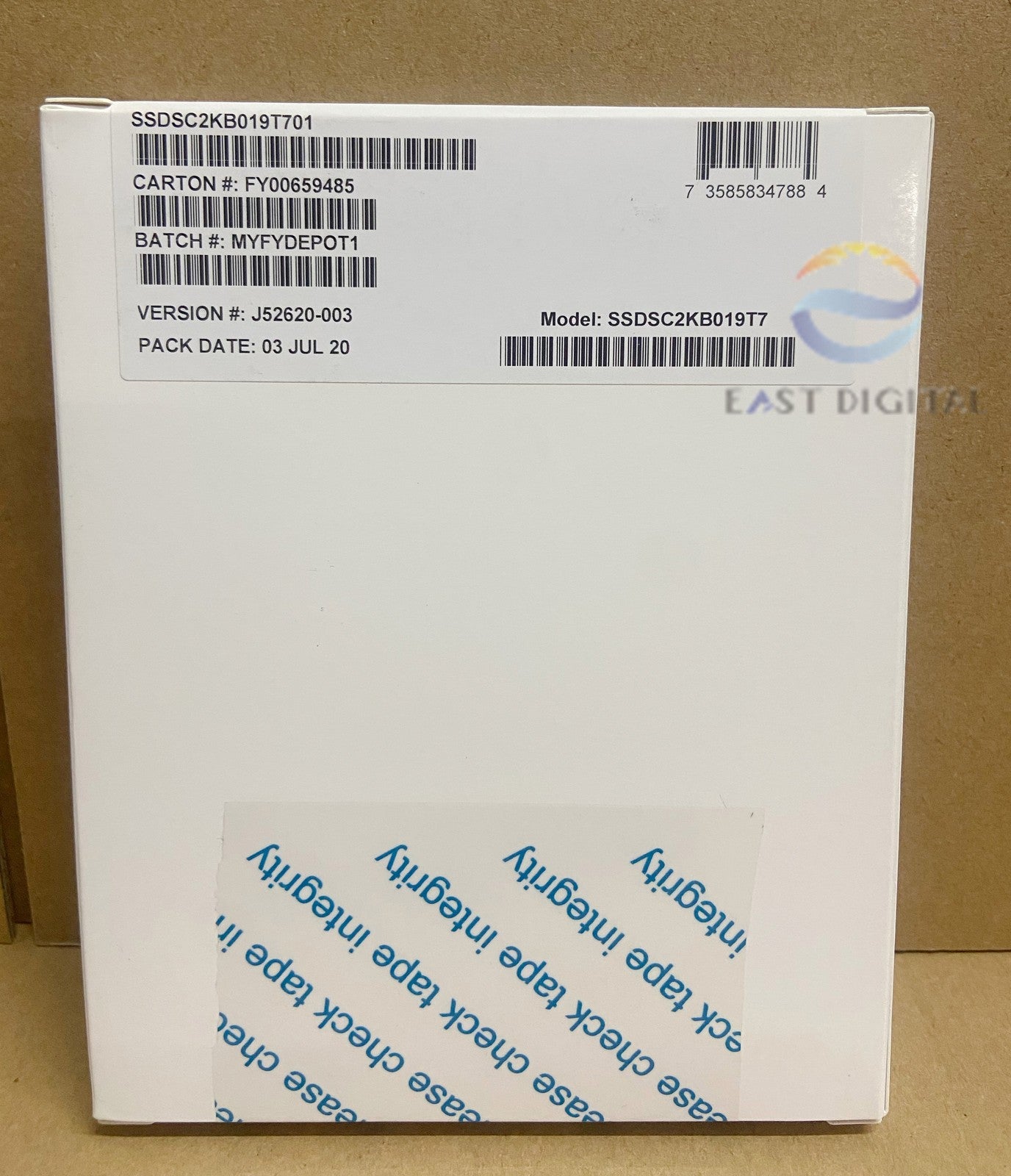 Intel SSDSC2KB019T7 DC S4500 1.92TB 6Gbs SATA 7mm TLC 2.5" Solid State Drive NEW