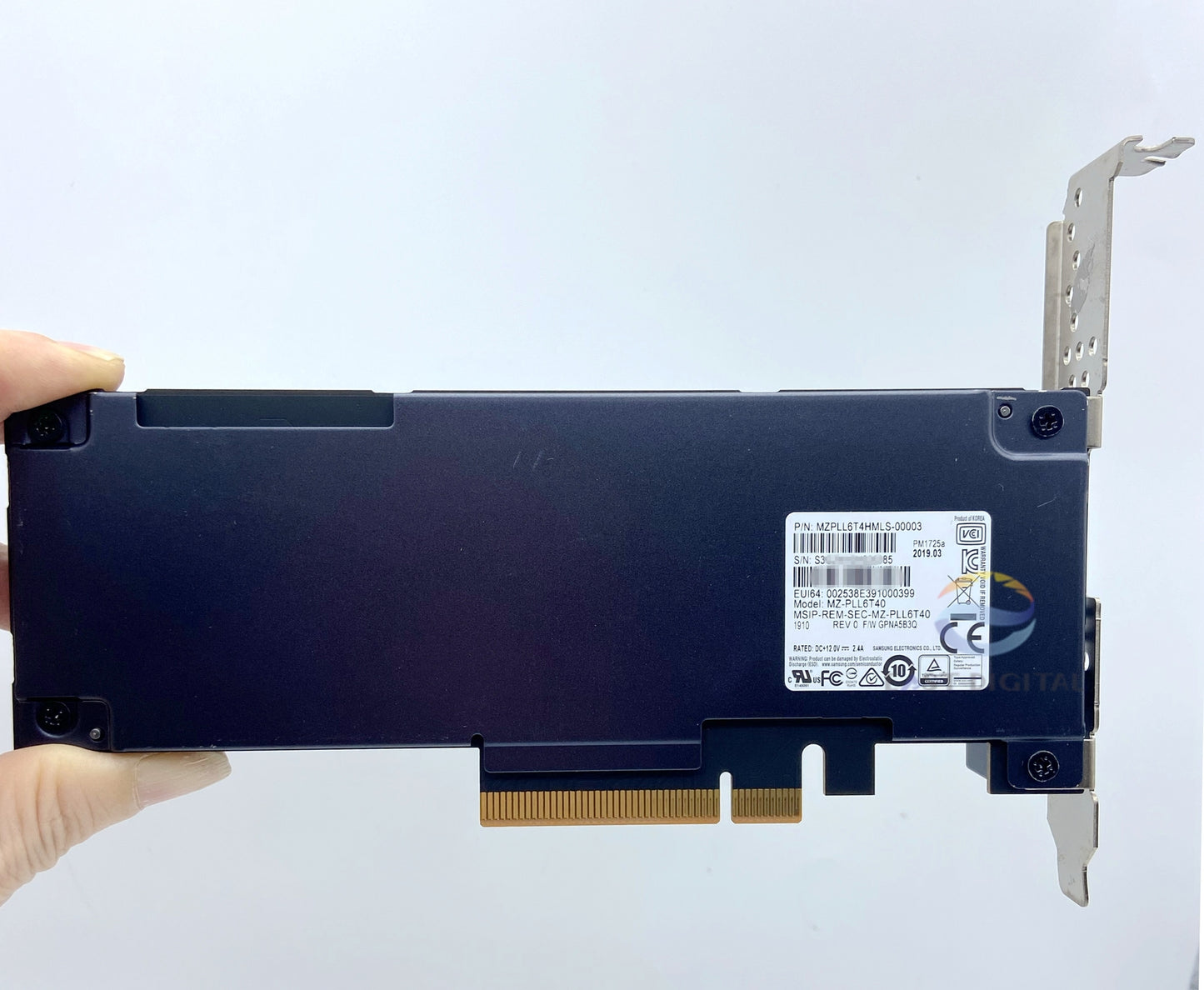Samsung MZ-PLL6T40 PM1725a 6.4TB MZPLL6T4HMLS-00003 PCIE NVMe Solid State Drive