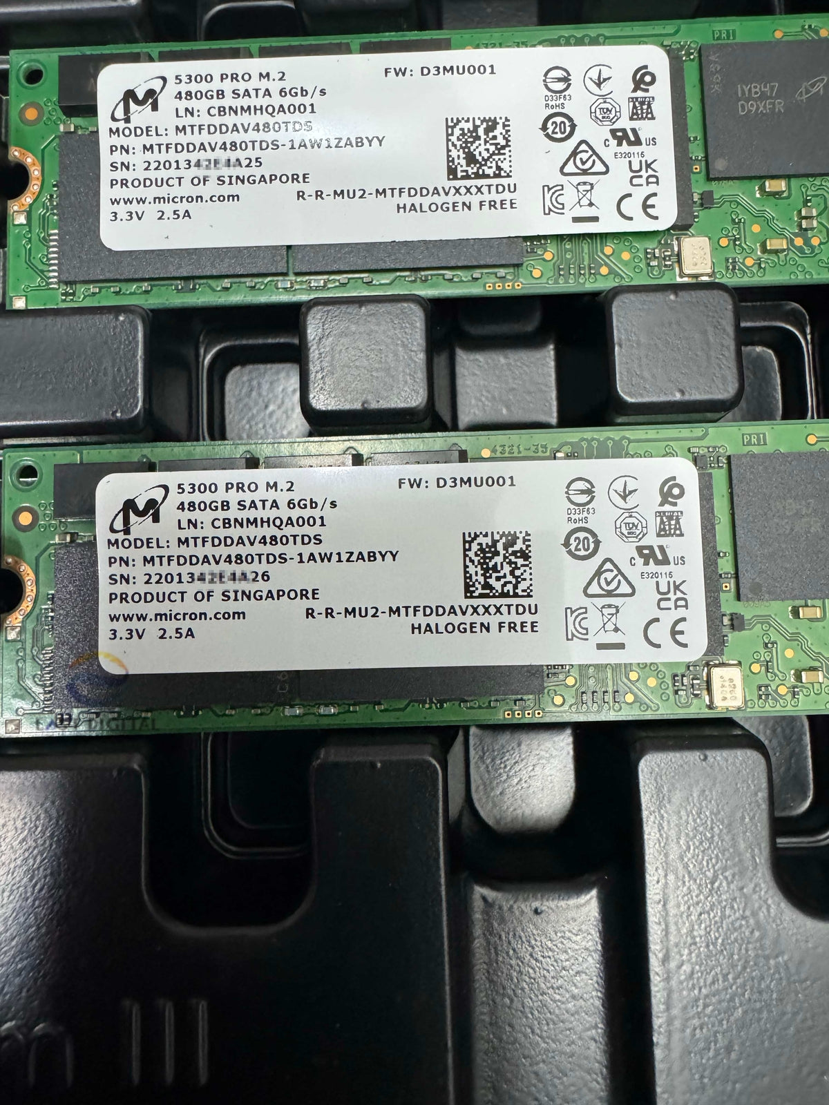 Micron 5300 PRO 480GB M.2 2280 SSD SATA 6Gb/s MTFDDAV480TDS-1AW1ZABYY NEW