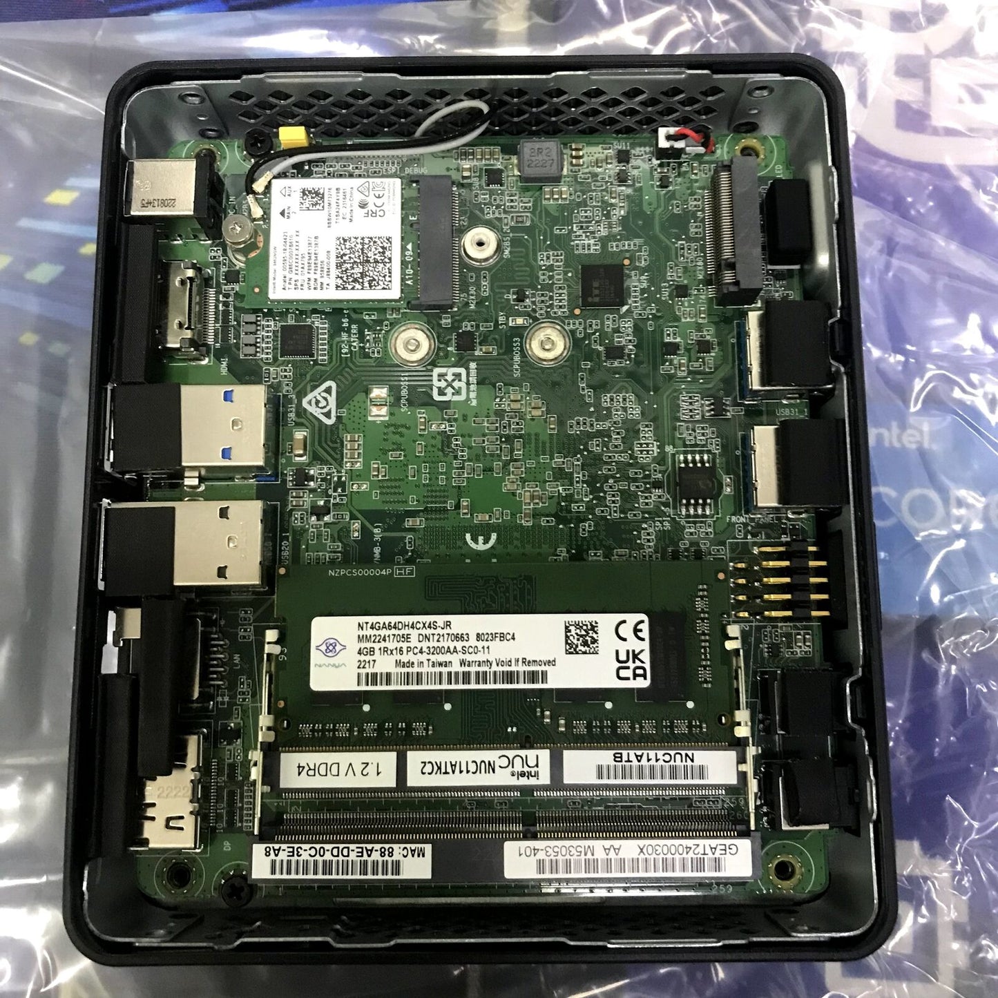 NUC11ATKC2 Intel NUC 11 Essential Core NUC11ATKC20RA Mini PC Kit Barebone