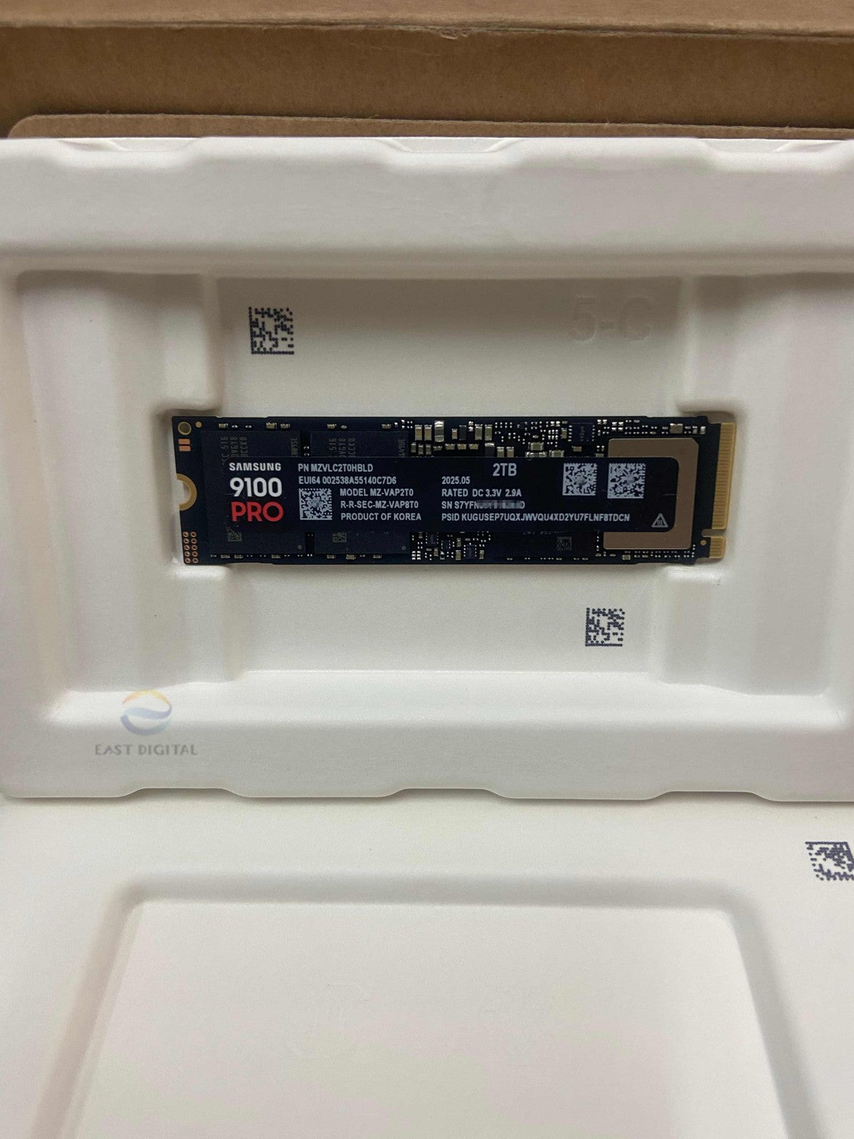 Samsung 9100 PRO MZ-VAP2T0 2TB PCIe 5.0 x4 NVMe M.2 2280 Solid State Drive 2025+
