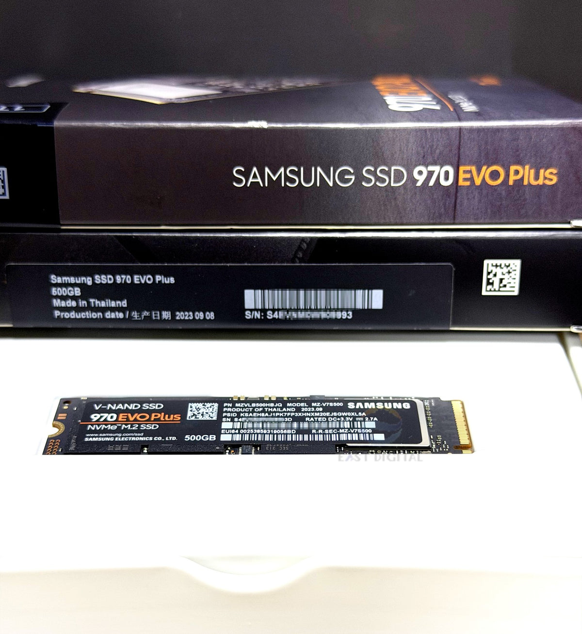 Samsung MZ-V7S500 970 EVO Plus 500GB M.2 NVMe PCIe3.0 512MB MZVLB500HBJQ SSD New
