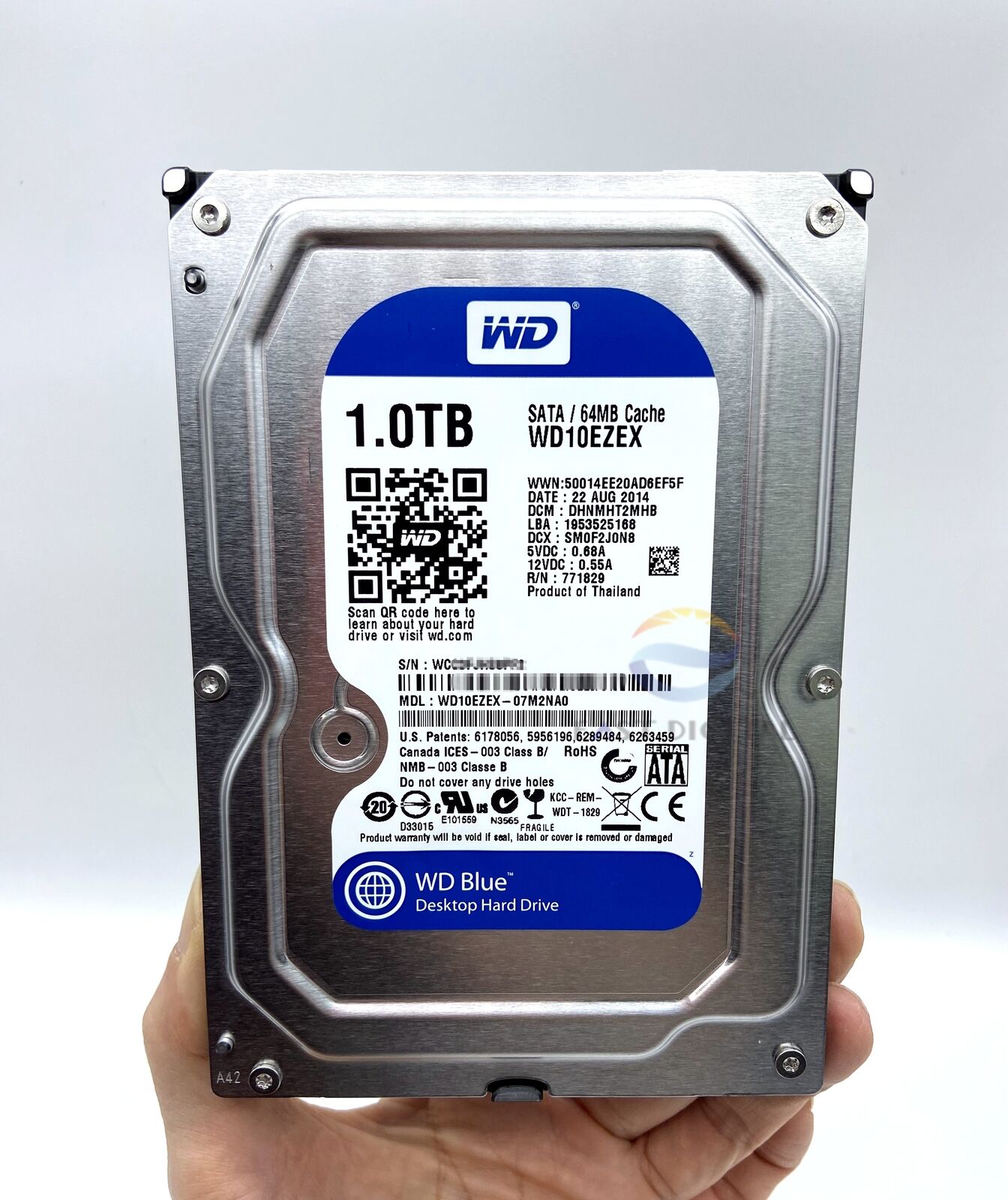 WD10EZEX 07M2NA0 Western Digital 3.5" 1TB 7200RPM SATA 64MB 6G Hard Drive New