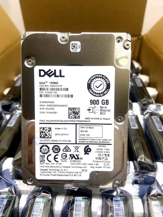 0XTH17 Dell Exos 15E900 ST900MP0026 2.5'' 900GB SAS 15K 12Gbps 128MB Hard Drive