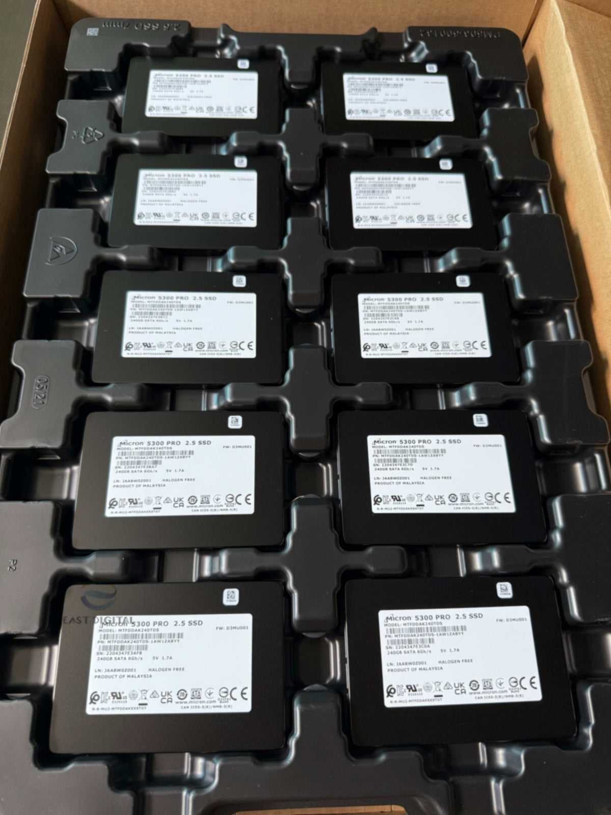 Micron 5300 PRO MTFDDAK240TDS 240GB 2.5" 6Gb/s SATA SSD MTFDDAK240TDS-1AW1ZABYY