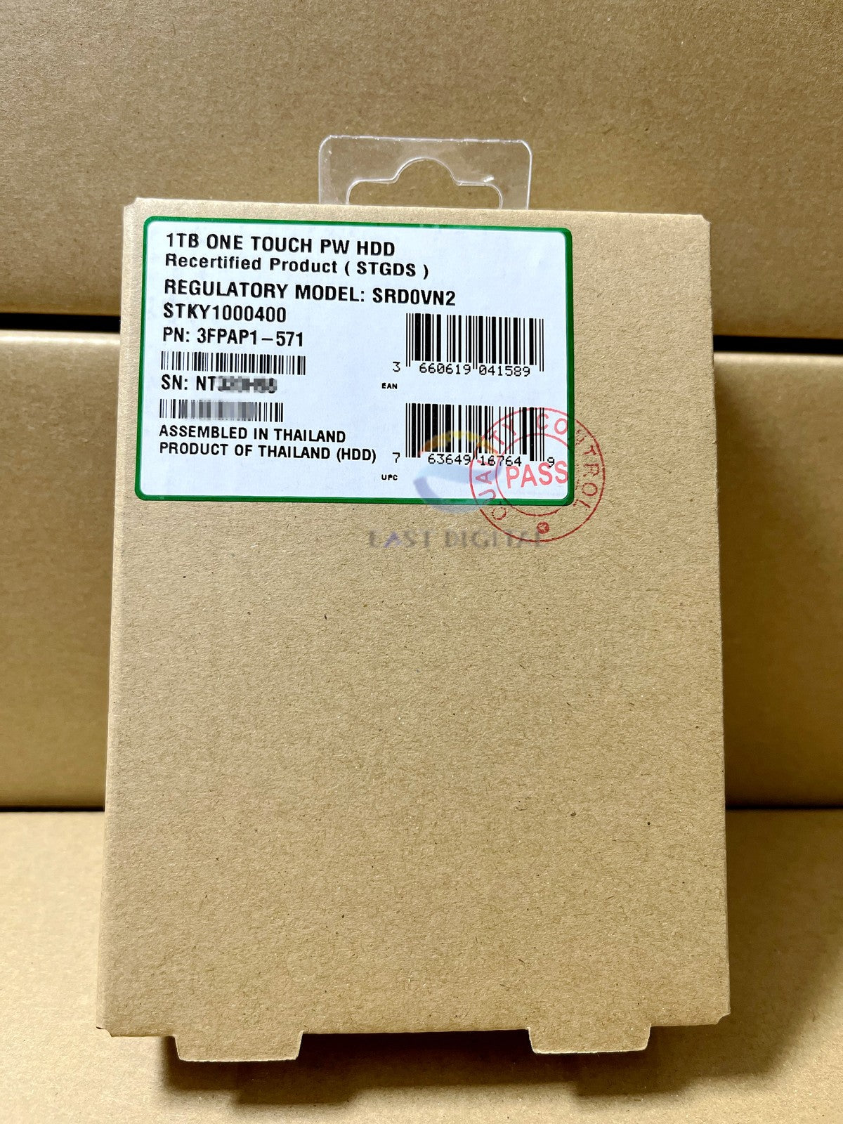 Seagate 1TB 2.5" One Touch Expansion Basic Portable Desktop External Hard Drive