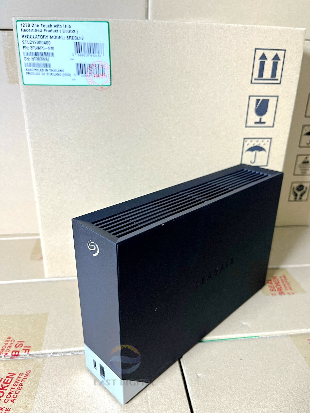 Seagate One Touch Drive Hub 12TB 3.5" External STLC12000400 USB-C Desktop HDD