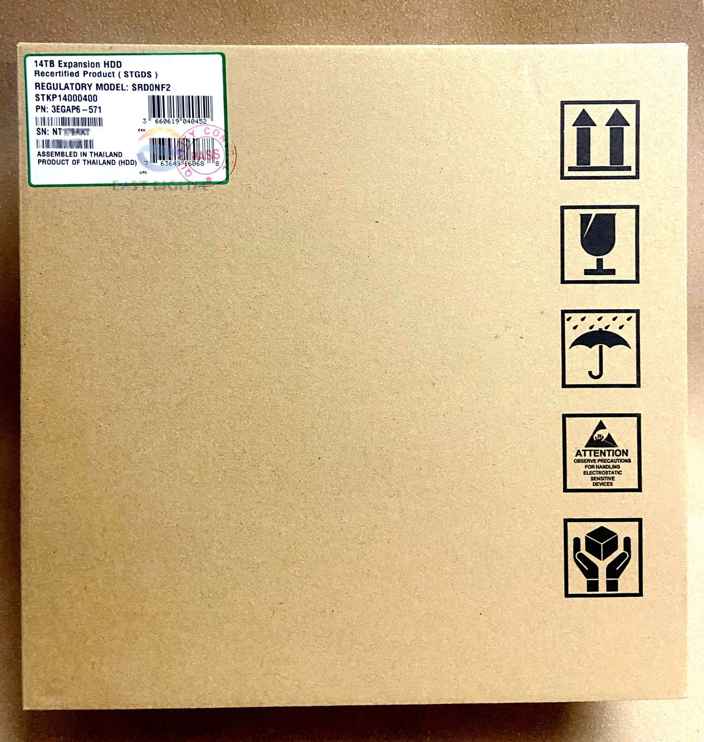 Seagate STKP14000400 14TB Expansion 3.5" USB 3.0 Desktop External Hard Drive