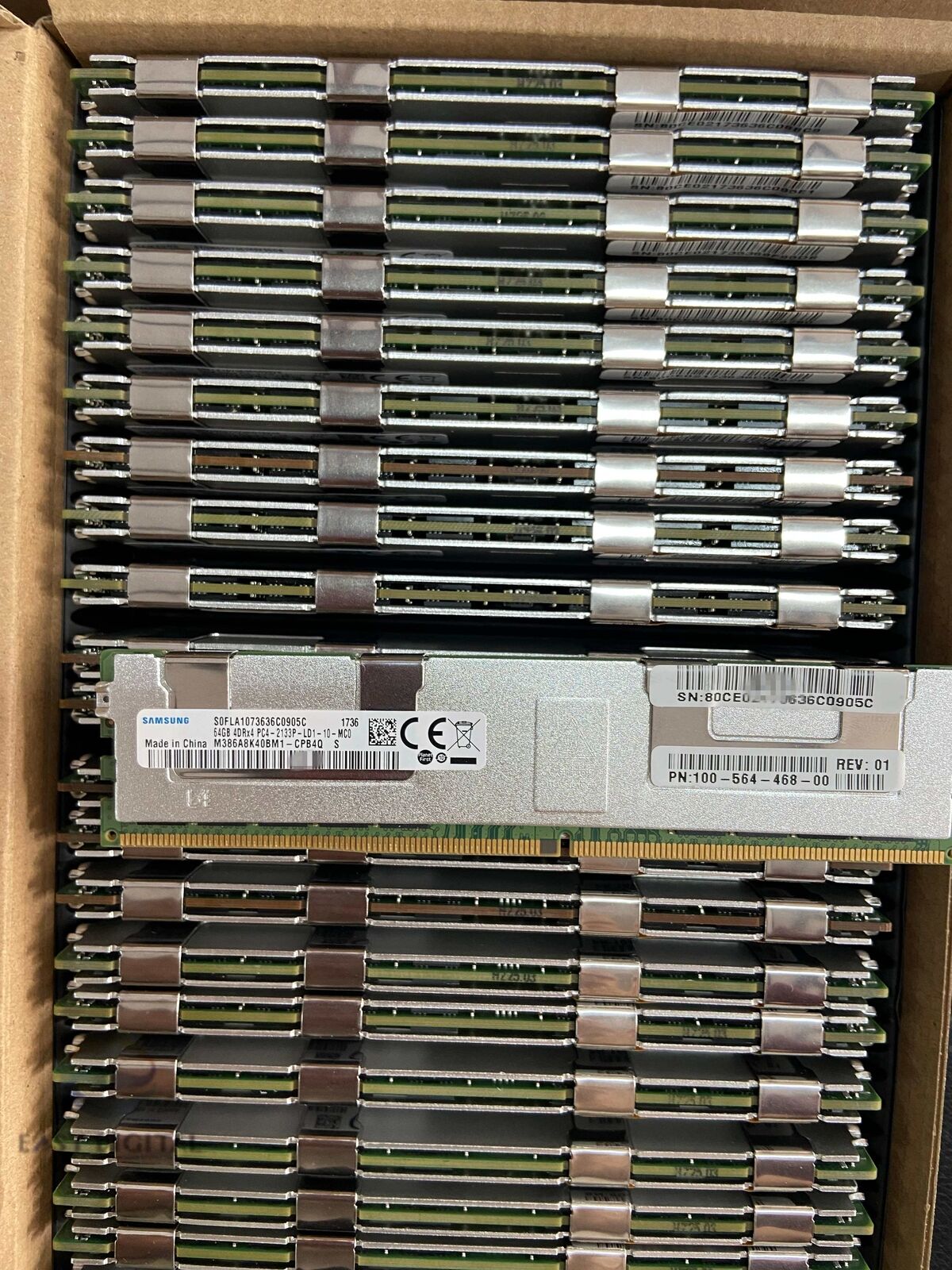 Samsung 64GB 4DRx4 PC4-2133P M386A8K40BM1-CPB DDR4 LRDIMM Server RAM Memory