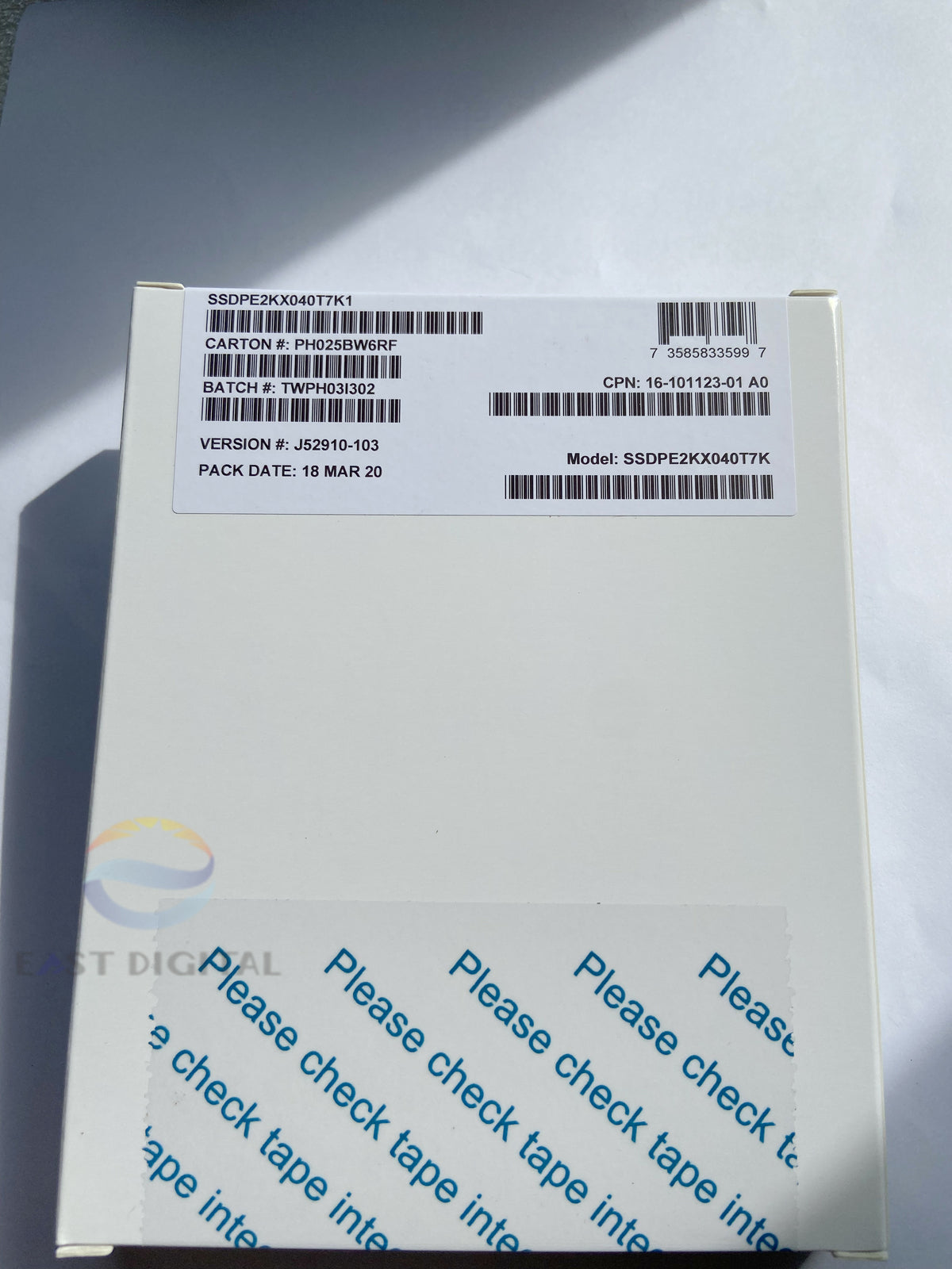 Intel DC P4500 Series 4TB NVME 2.5" PCIE Solid State Drive SSDPE2KX040T7K New
