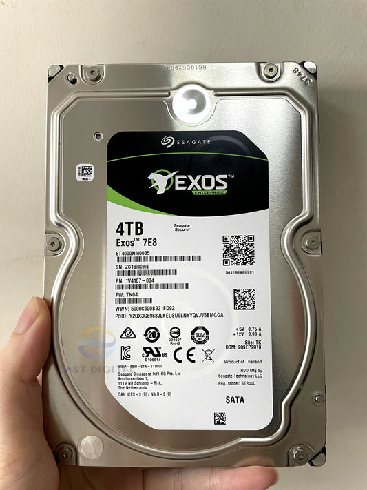 ST4000NM0035 Seagate 4TB Exos 3.5" SATA Enterprise V5 7.2K 1V4107 Hard Drive New