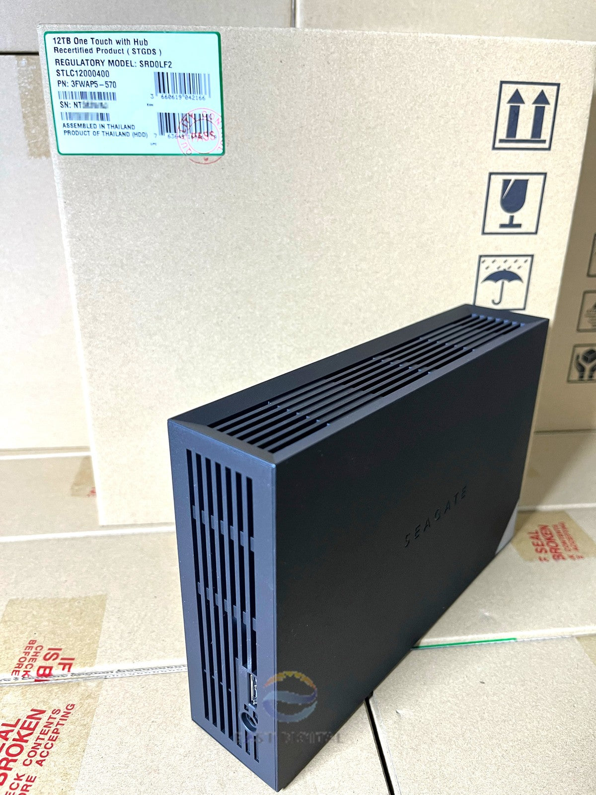 Seagate One Touch Drive Hub 12TB 3.5" External STLC12000400 USB-C Desktop HDD