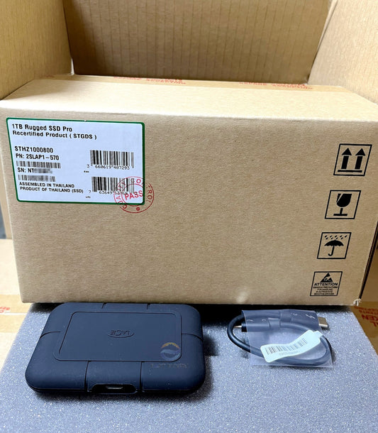 LaCie Seagate STHZ1000800 Rugged SSD Pro 1TB 2.5'' USB-C External Solid State