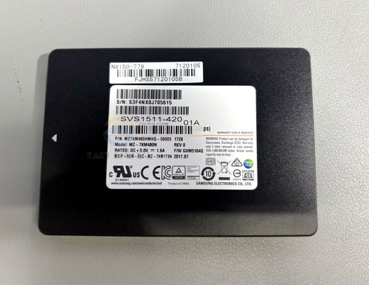 Samsung MZ-7KM480N SM863a 480GB 2.5" SATA 6Gb/s MZ7KM480HMHQ Solid State Drive
