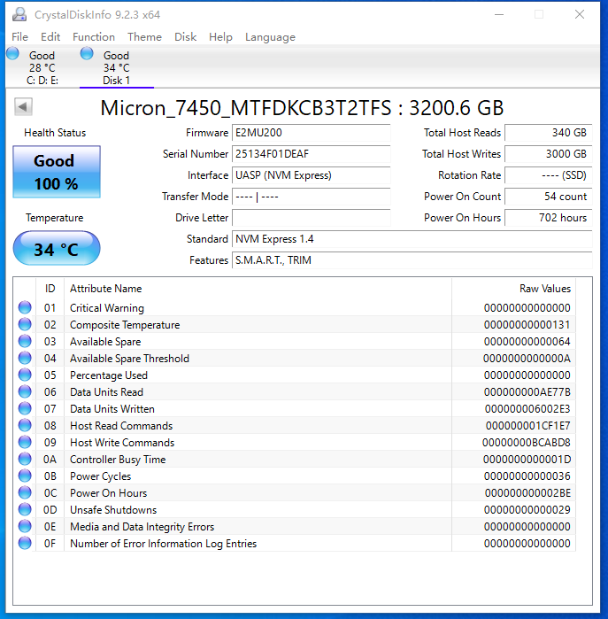 03NA478 4XB7A95056 ThinkSystem Lenovo MTFDKCB3T2TFS 7450 3.2TB U.3 NVMe 2.5" SSD