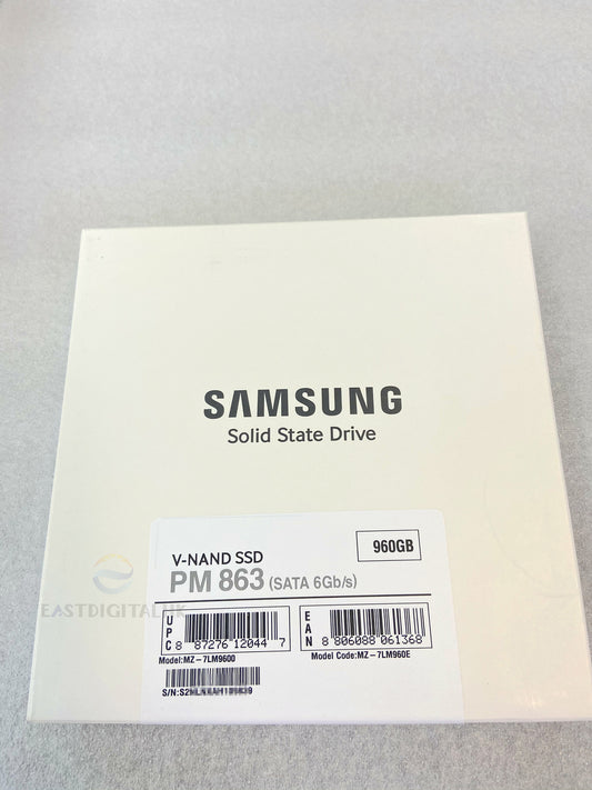 Samsung PM863 960GB ProSeries SSD 2.5" SATA Solid State Drive MZ-7LM9600 03D6WK