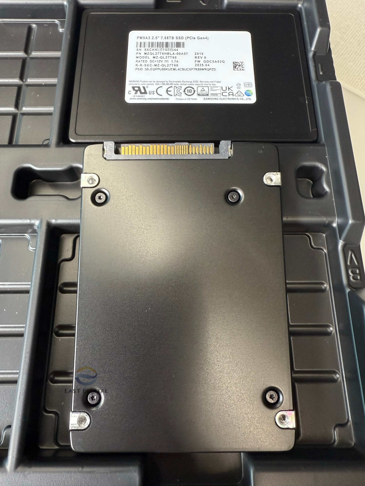 Samsung MZ-QL27T60 PM9A3 7.68TB U2 2.5'' NVMe PCIe Gen4 MZQL27T6HBLA-00A07 SSD New