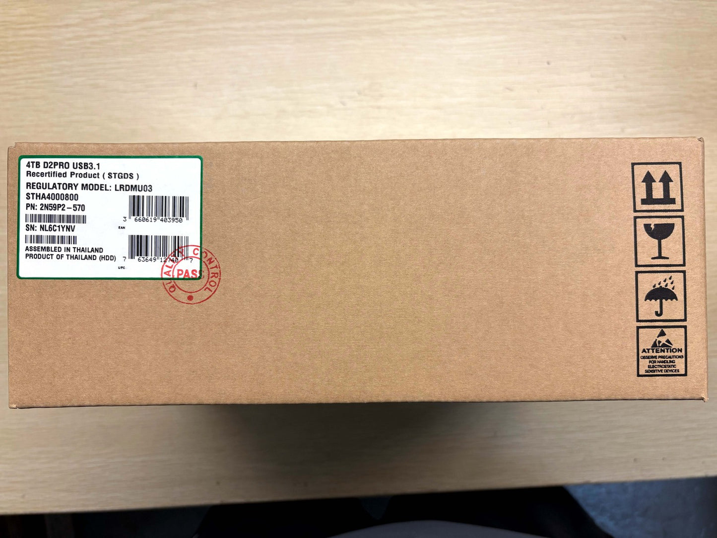 Seagate STHA4000800 D2 Professional 4TB USB3.1 7200 RPM 3.5" External Hard Drive