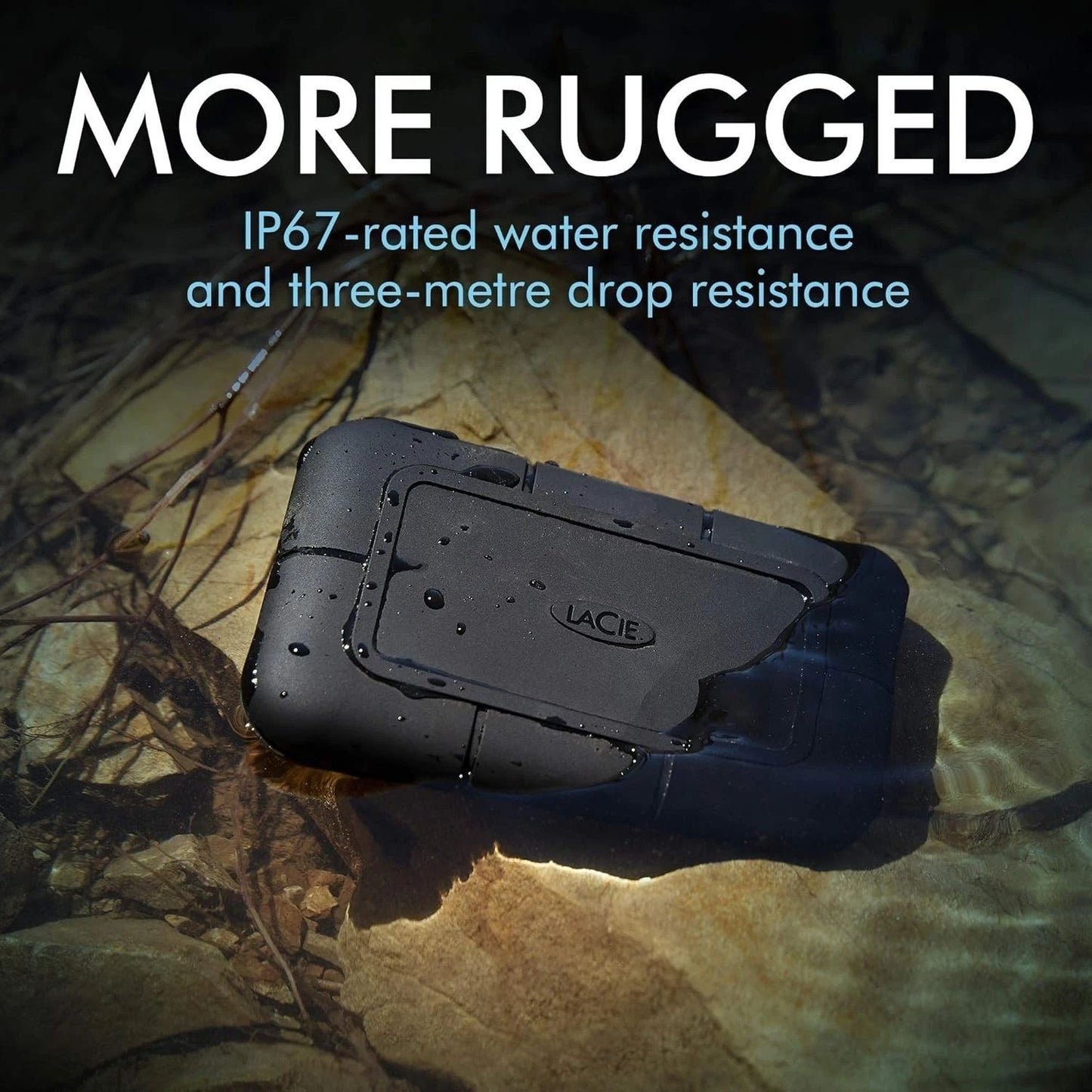 LaCie Seagate STHZ1000800 Rugged SSD Pro 1TB 2.5'' USB-C External Solid State