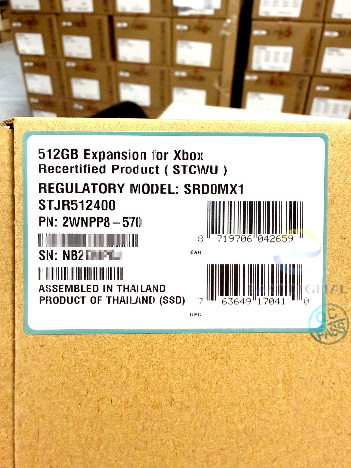 Seagate STJR512400 512GB Storage Expansion Card for Xbox Series X/S SSD