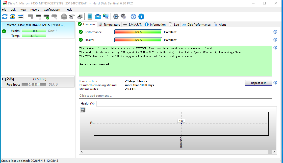03NA478 4XB7A95056 ThinkSystem Lenovo MTFDKCB3T2TFS 7450 3.2TB U.3 NVMe 2.5" SSD