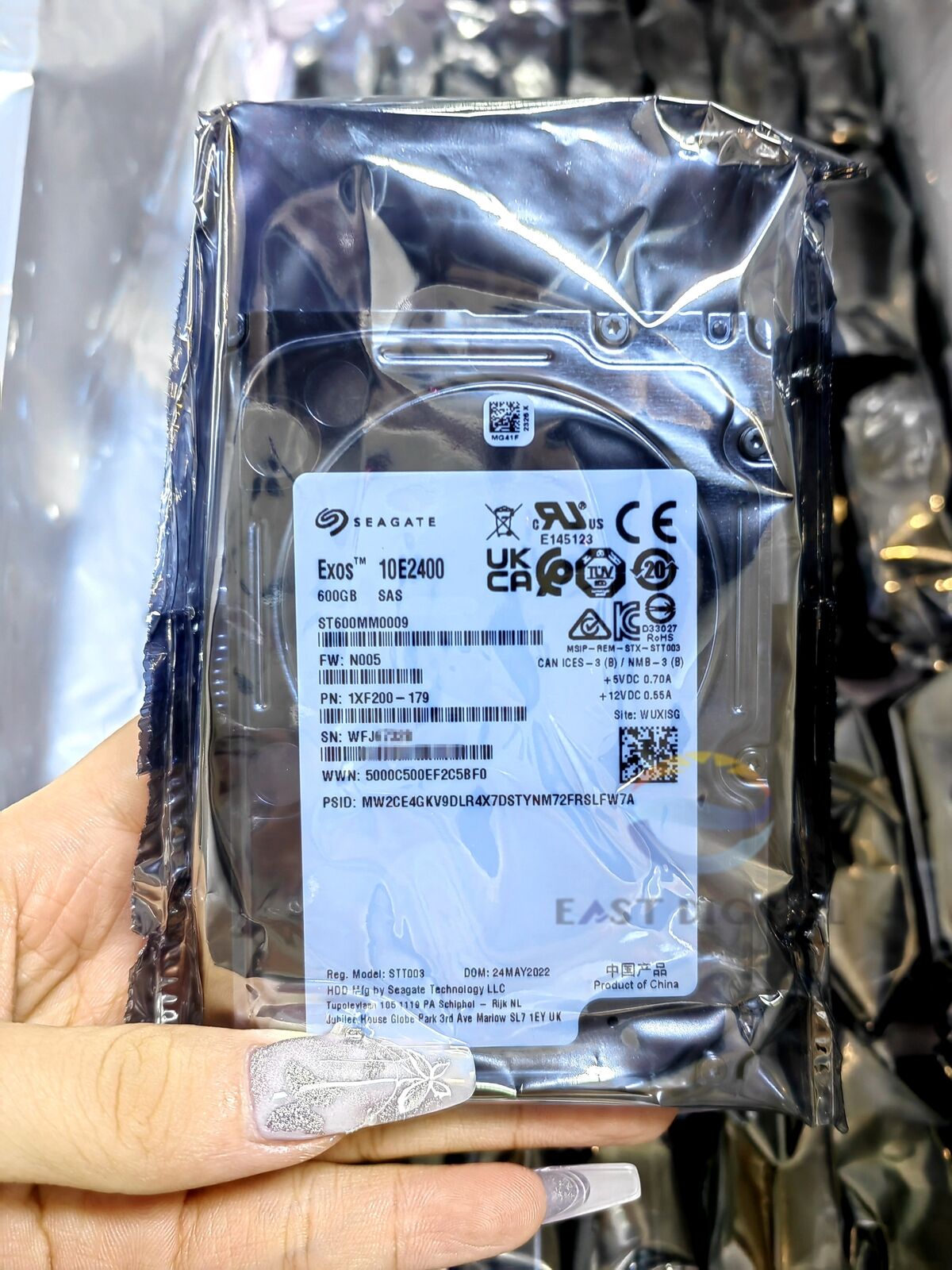 Seagate ST600MM0009 600GB Exos 10E2400 2.5'' 10K RPM 12Gb/s SAS 128MB Hard Drive