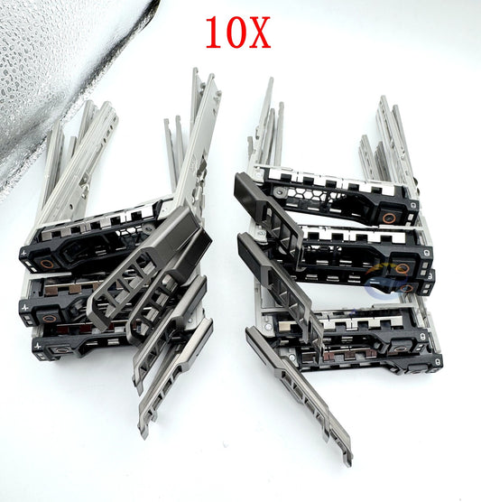 Lot 10 8FKXC Dell G13 SAS SATA SFF HDD Tray Caddy R510 R610 R710 R630 R730 T630