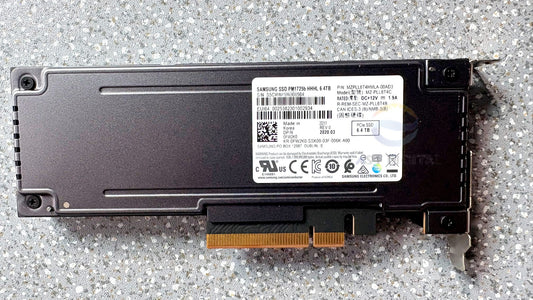 Samsung MZ‑PLL6T4C 0FW2K0 PM1725b 6.4TB HHHL MZPLL6T4HMLA-00AD3 PCIE NVMe SSD