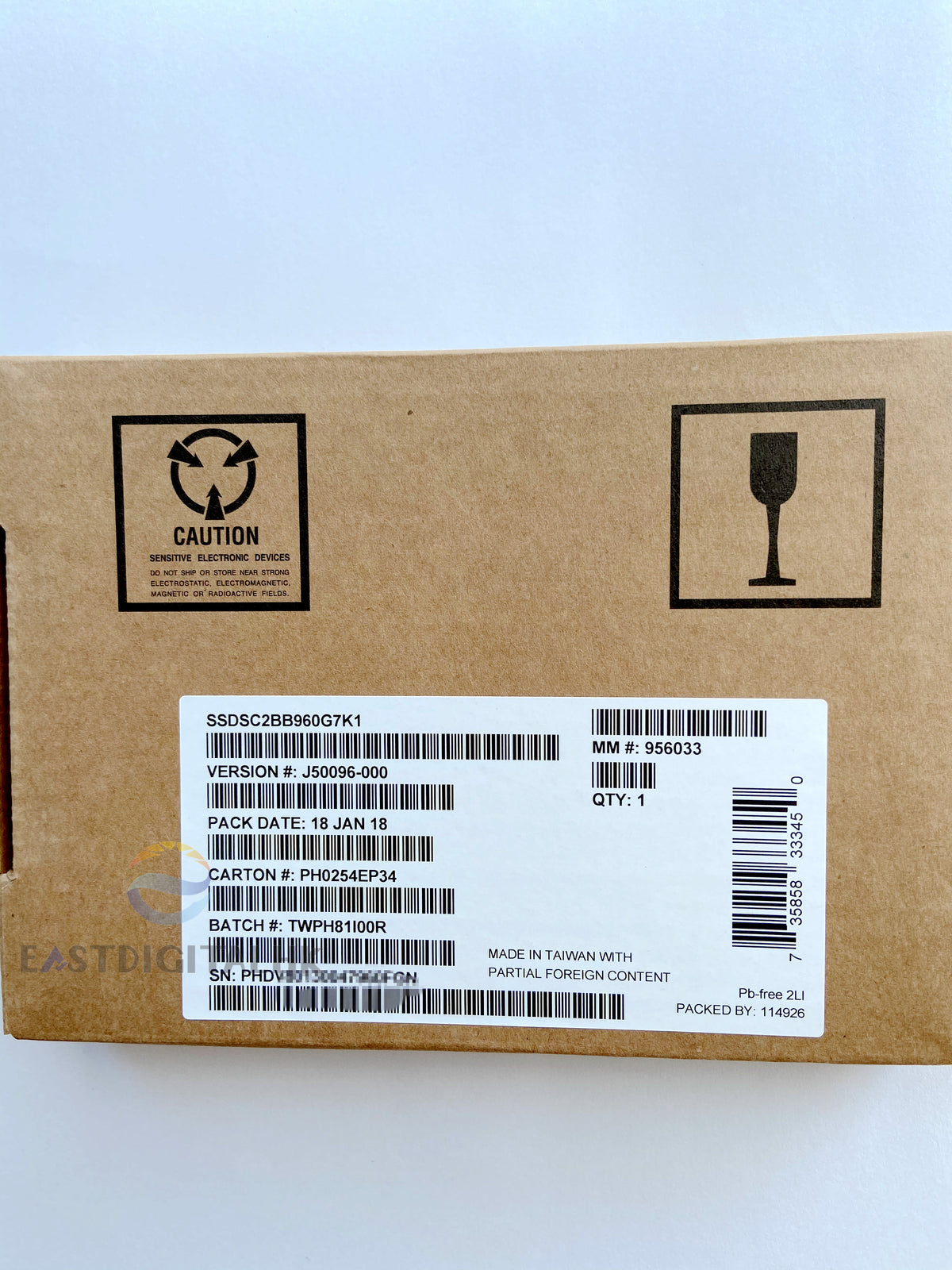 Intel SSD DC S3520 Series 960GB 6Gb/s 25nm MLC 2.5" SATA SSDSC2BB960G7K New