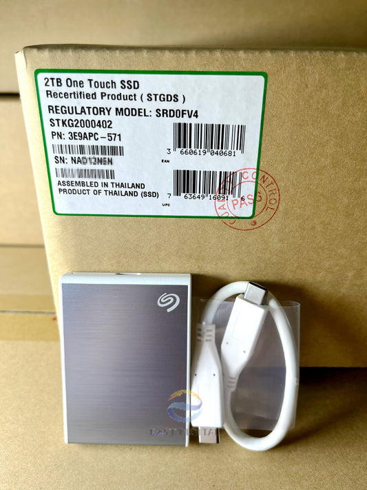 Seagate STKG2000402 One Touch 2TB SSD USB3.0 Type-C External Solid State Drive