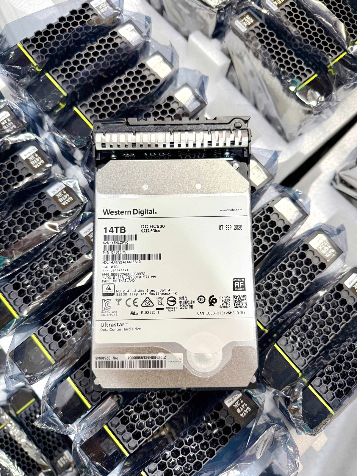 WD WUH721414ALE6L0 14TB SATA Ultrastar DC HC530 3.5" 6Gb/s Enterprise Hard Drive