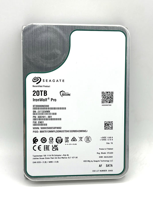 ST20000NE000 Seagate NAS Ironwolf Pro 20TB 3.5 256M Internal SATA Hard Drive