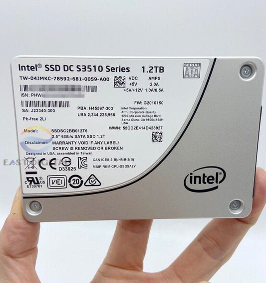 Intel SSDSC2BB012T6 SSD DC S3510 Series 1.2TB 2.5" 6Gb/s SATA Solid State Drive