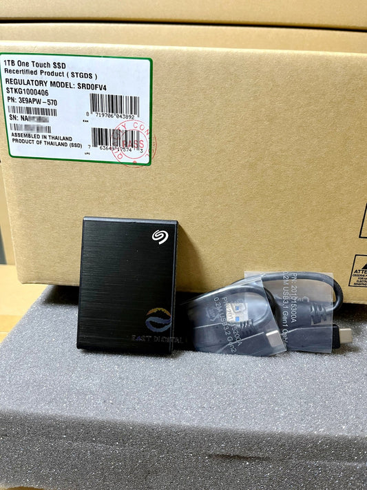 Seagate STKG1000406 One Touch 1TB USB 3.0 Type-C Game External SSD