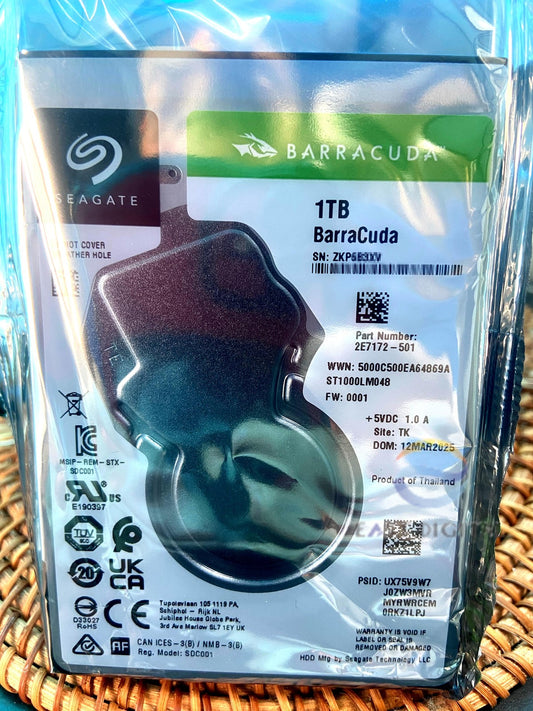 ST1000LM048 1TB Seagate Barracuda 2.5'' SATA 5400RPM 6.0Gbs 128MB Hard Drive New