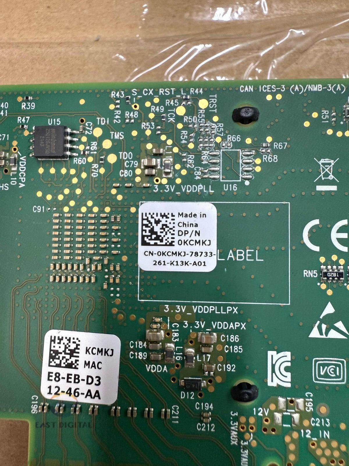 Dell Mellanox CX512A-ACAT KCMKJ 0KCMKJ 25GbE SFP28 Dual Port Network Adapter