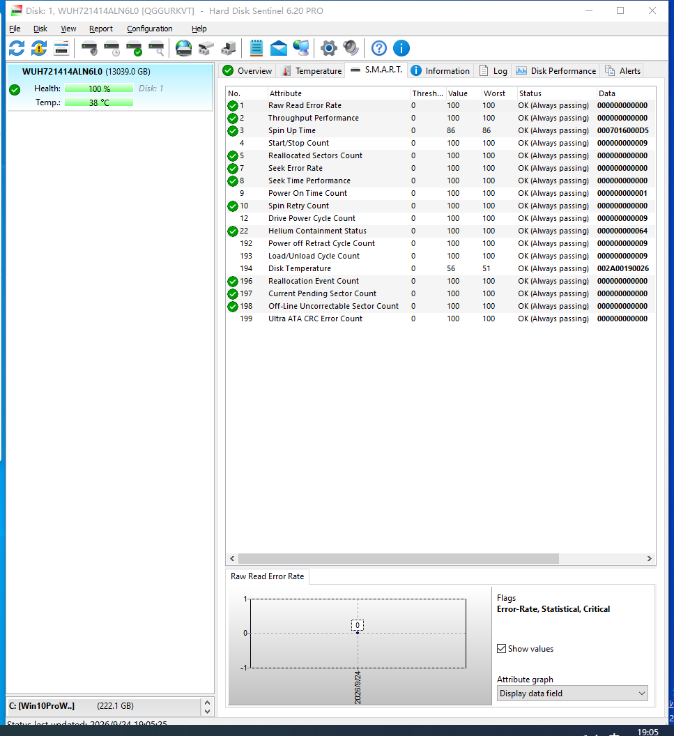 WD WUH721414ALN6L0 14TB 4Kn SATA Ultrastar DC HC530 3.5 6Gb/s 0F31113 Hard Drive