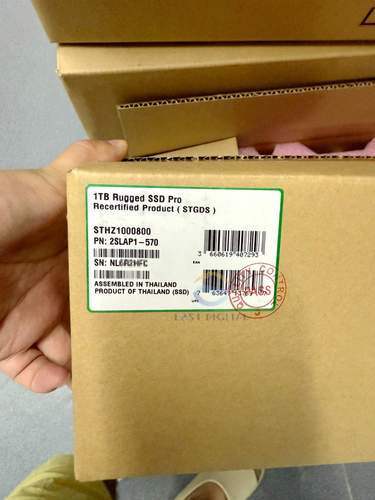 LaCie Seagate STHZ1000800 Rugged SSD Pro 1TB 2.5'' USB-C External Solid State